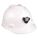 HARD HAT, CSA Z94.1-2015, TYPE 1, CLASS E, 4-PT PINLOCK, FRONT BRIM, WHITE, PE