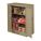 STORAGE CABINET, 36 IN X 18 IN X 42 IN, SWING HANDLE/KEYED, 22 GA PANEL THICK, LEVELING