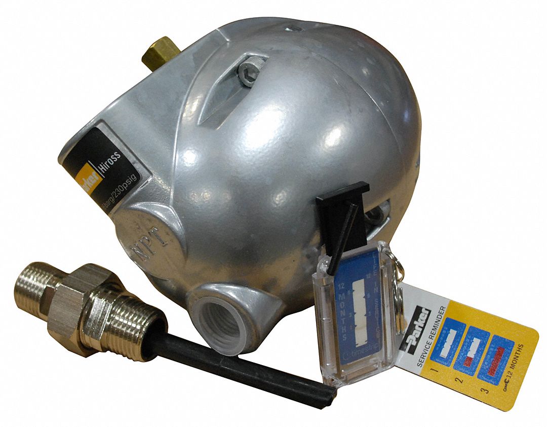 PARKER External Auto Drain Kit 5KCU8HDF120NPTA Grainger