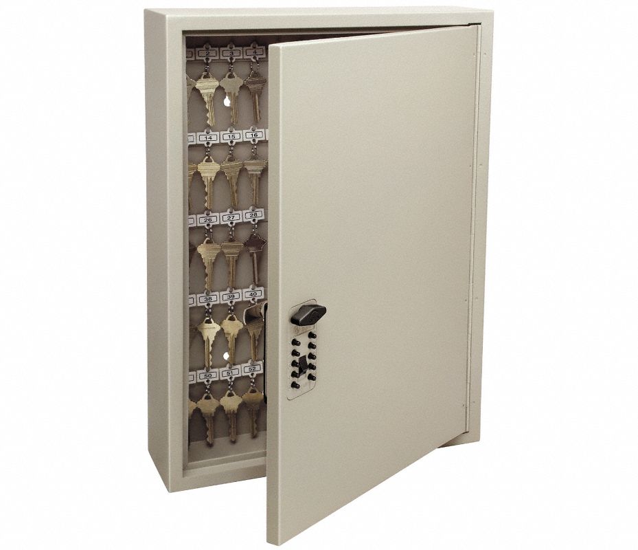 KIDDE Gabinete p/Control d/Llaves,Beige,p/120 - Gabinetes para Llaves y
