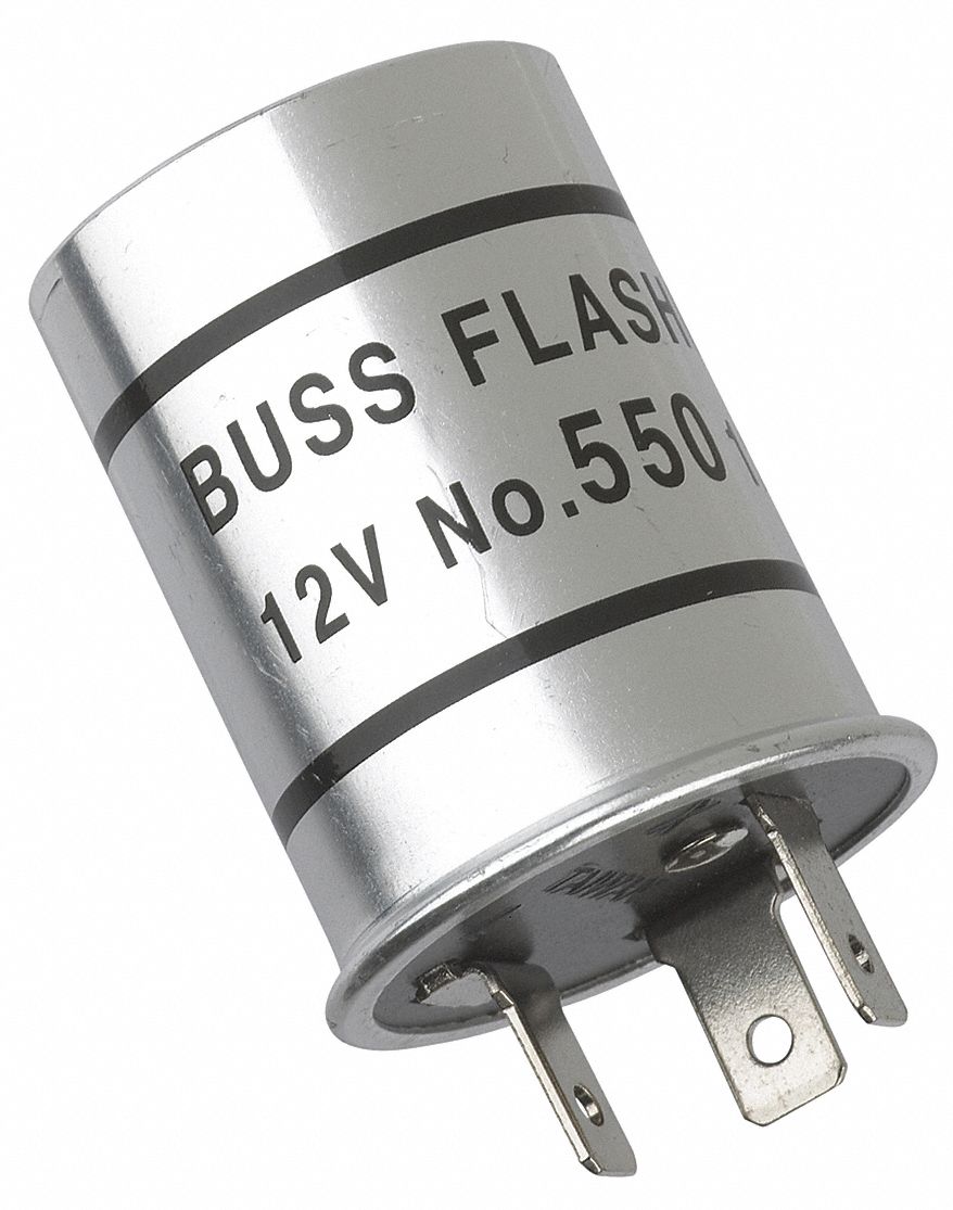 5KDK1 - Automotive Flasher 12V Silver
