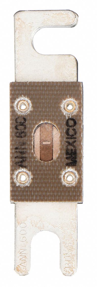 Forklift Limiter Fuse: Bolt-On, Very-Fast-Acting, 600 A, 80 V DC, Indicating