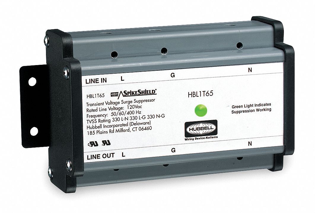 Terminal Mount and Hard Wired Surge Protector, Phase 1, Voltage 120