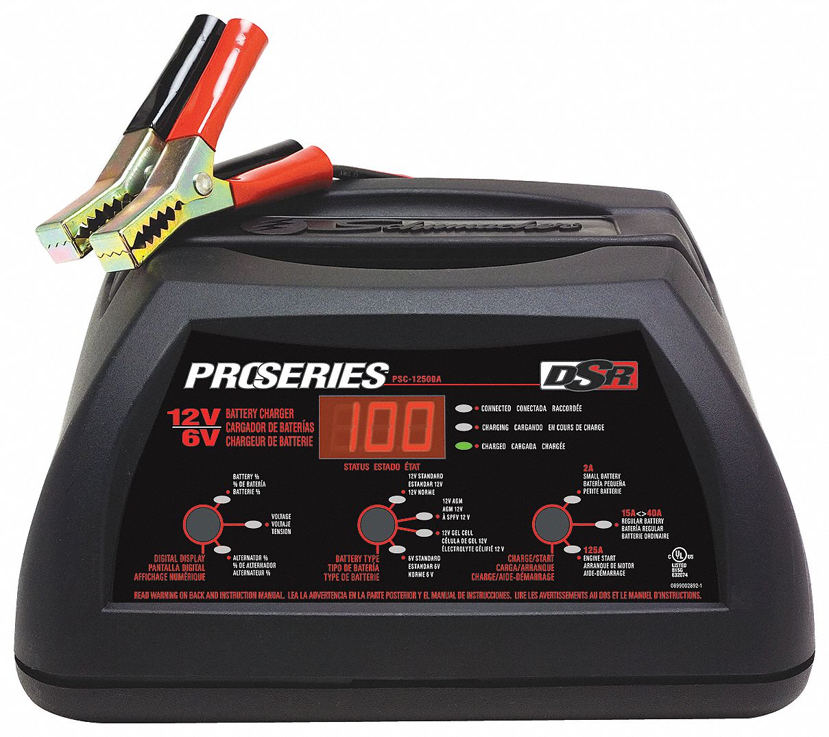 DSR PROSERIES BTRY CHARGER/STARTER,15/40 UL RATED - Automotive Battery  Chargers and Boosters - WWG5KGZ6 | 5KGZ6 - Grainger, Canada