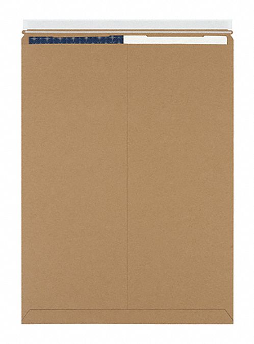 Mailer Envelopes: 18 in x 24 in, 24 in, 0.028 in Material Thick, With Tear Strip, Yellow, 50 PK