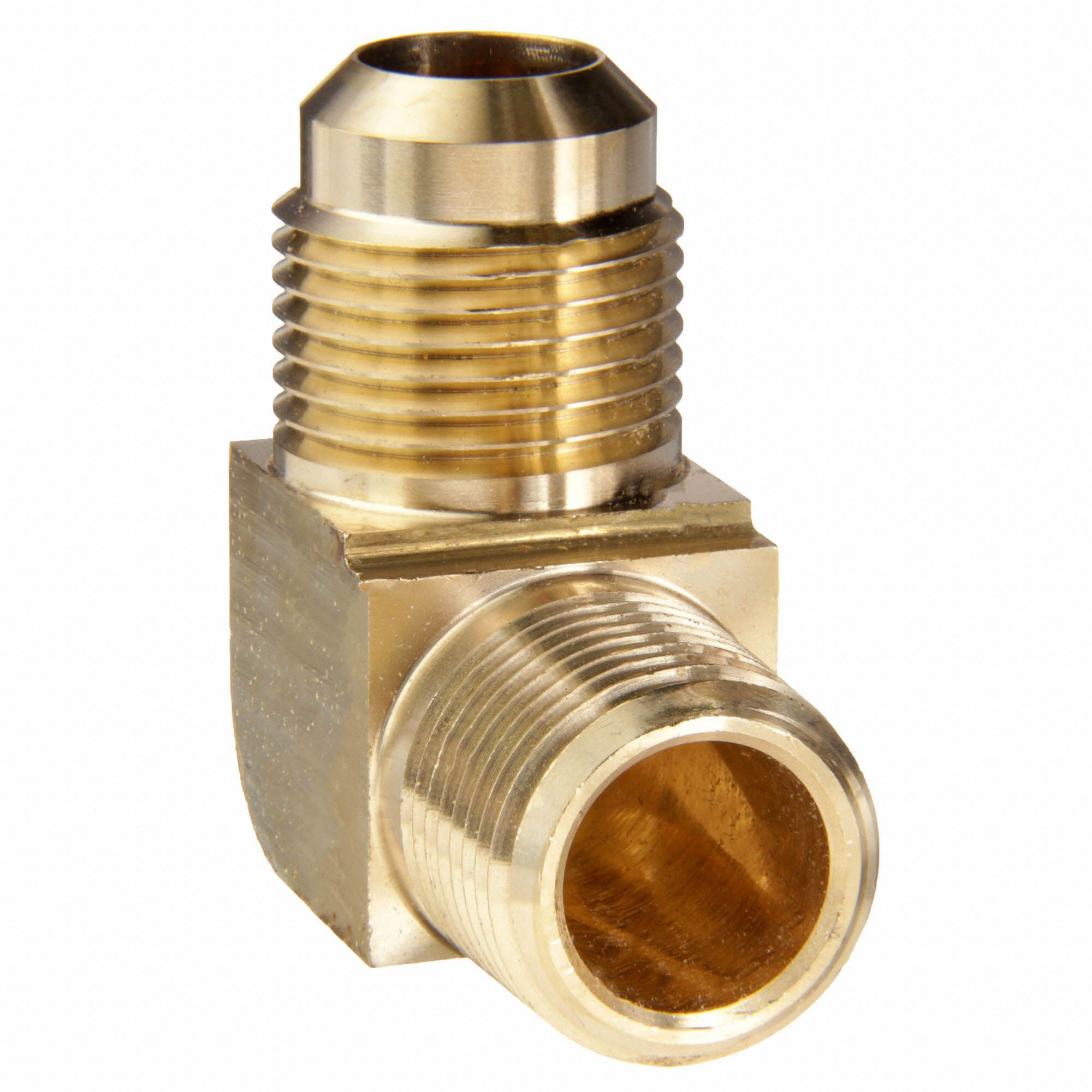 PARKER Male Elbow, 45 Degrees Flare, Flare x MNPT Connection Type, 1EA