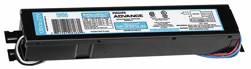 PHILIPS ADVANCE 120V 277V 4 LAMP IOP-4PSP32-SC BALLAST 