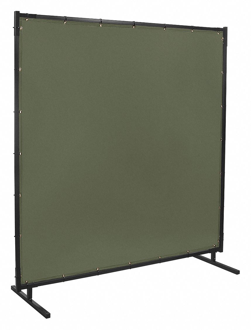 WELDING SCREEN,4 FT H,6 FT W,GREEN
