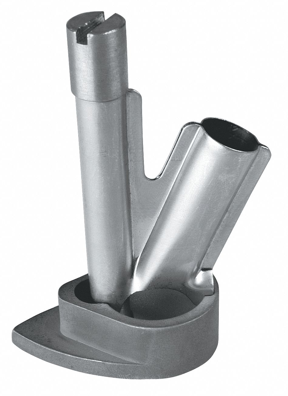 Nozzle: 2 1/2 in Overall Lg, 1 1/2 in Overall Wd, 1 in Overall Ht, Welder, Welding Iron Tip