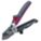HAND NOTCHER, 8 IN OVERALL L, PLASTIC, SPRING ASSIST HANDLE, METAL, 1 IN NOTCH D, V-NOTCH
