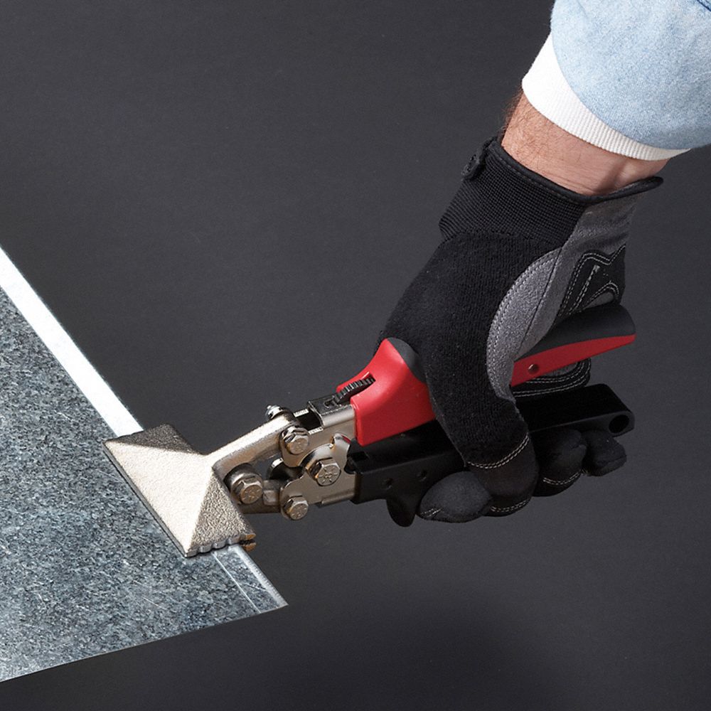 MALCO Hand Seamer 3 1/4 in Jaw Wd, 1 1/4 in Jaw Dp, 1/4 in Increments