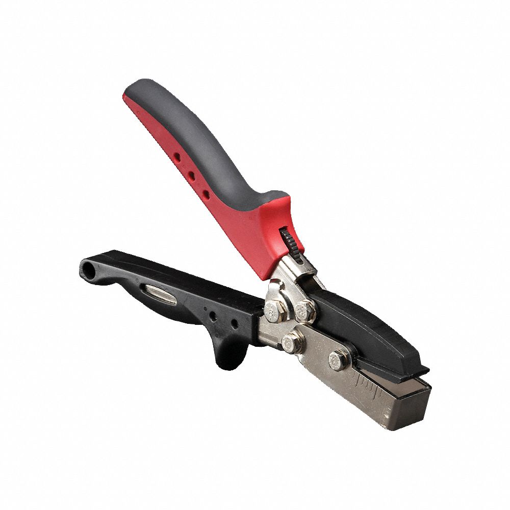 J-Channel Cutter: For Notches & Drain Tabs in J-Channel, 9 in Overall Lg, 3/4 in Cutting Lg