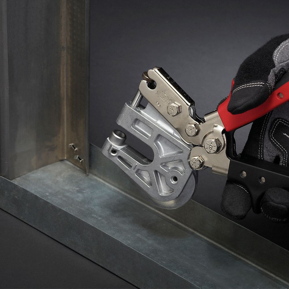 MALCO 1 Blade Metal Stud Crimper, 9" Length, 1 1/2 in Jaw Depth 5KNV9