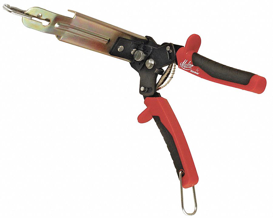 5KNW8 - Hog Ring Pliers Self Feed 7 3/8 In