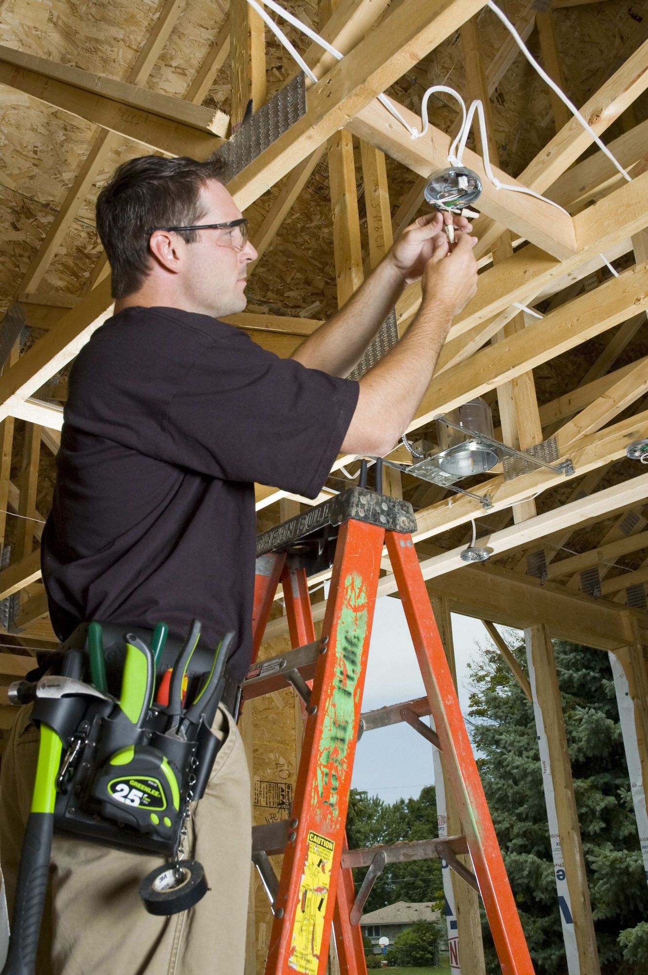 GREENLEE Tool Pouch 8 Pockets, HeavyDuty Tape Measure/Tape Chain