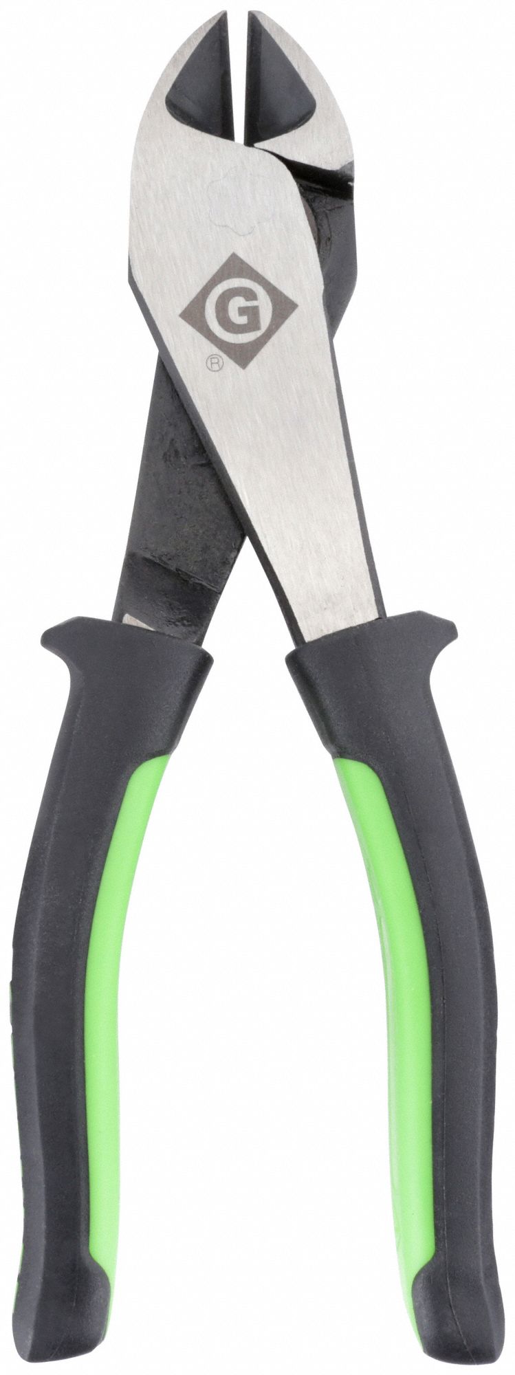 HIGH LEVERAGE DIAGONAL CUTTING PLIER, STRAIGHT, OVAL, ¾ IN JAW L, 1 IN JAW W, 7 IN OVERALL L