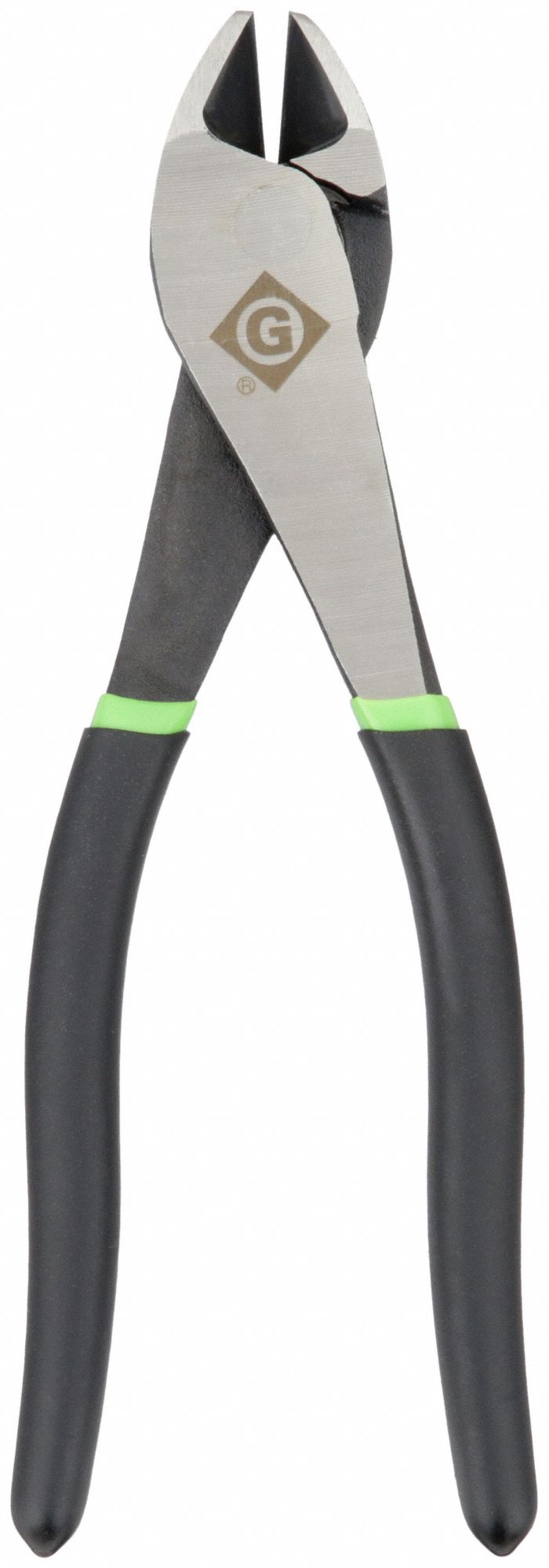 HIGH LEVERAGE DIAGONAL CUTTING PLIER, FLUSH, STRAIGHT, OVAL, ¾ IN JAW L, 1¼ IN JAW W