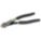 HIGH LEVERAGE DIAGONAL CUTTING PLIER, FLUSH, ANGLED, ¾ IN JAW L, 1¼ IN JAW W, TETHER READY