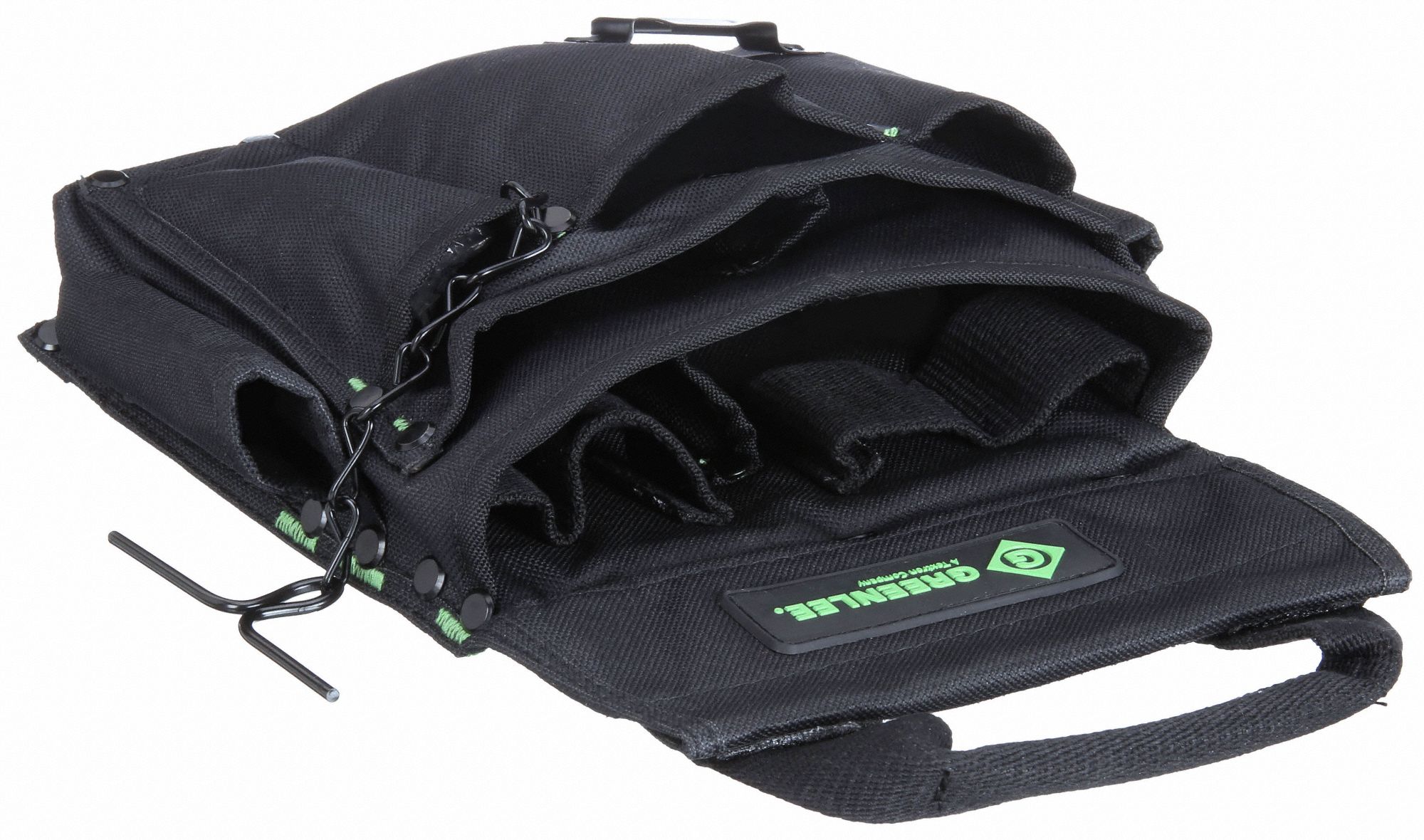 GREENLEE Black, Tool Pouch, Ballistic Nylon 5KPT2015817 Grainger