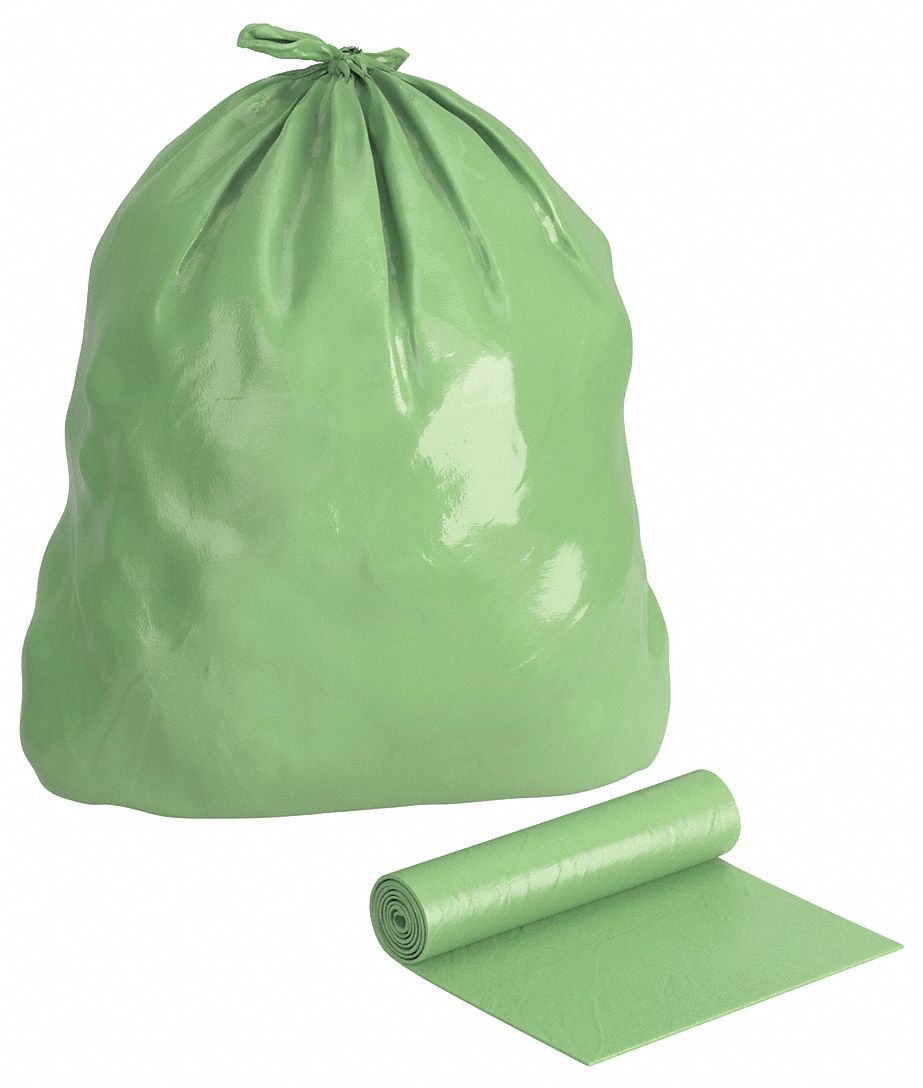 Garbage bag online green