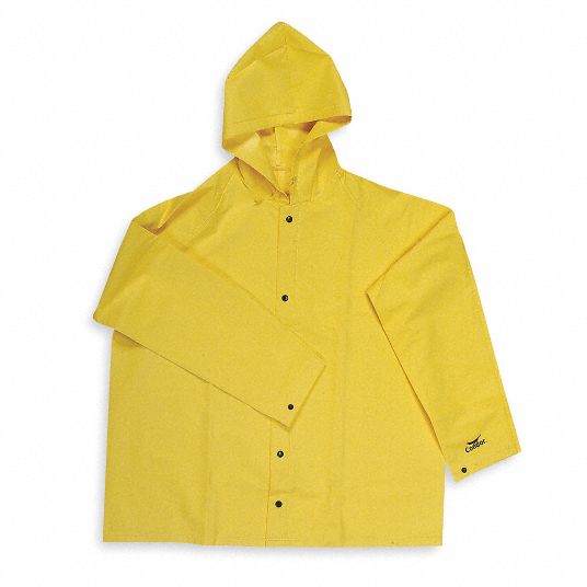 CONDOR Flame Resistant Rain Jacket, PPE Category 0, High Visibility
