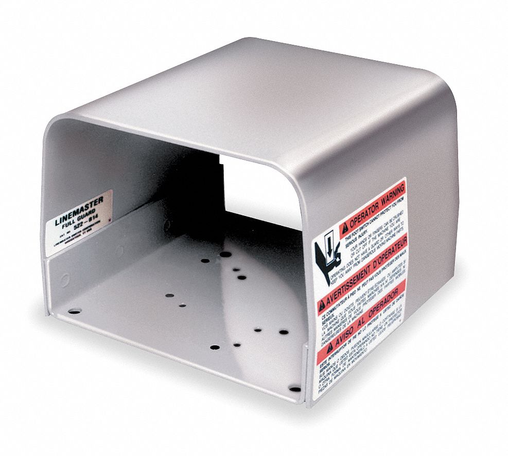 LINEMASTER, Stainless Steel, Foot Switch Guard 5KX04522K26 Grainger