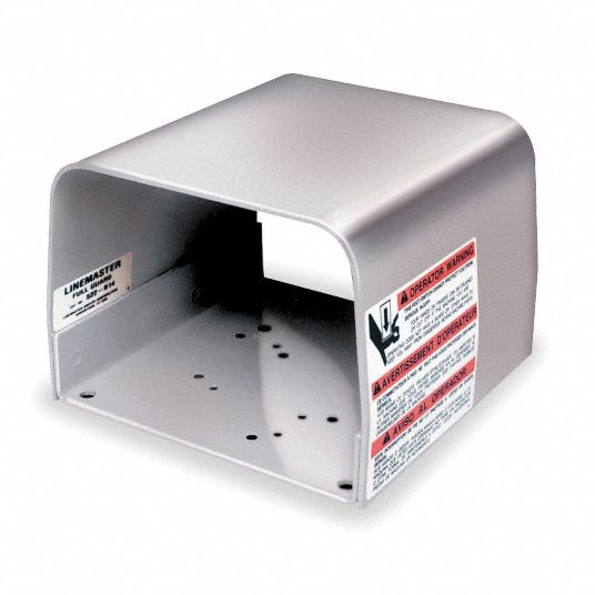 LINEMASTER, Stainless Steel, Foot Switch Guard 5KX04522K26 Grainger