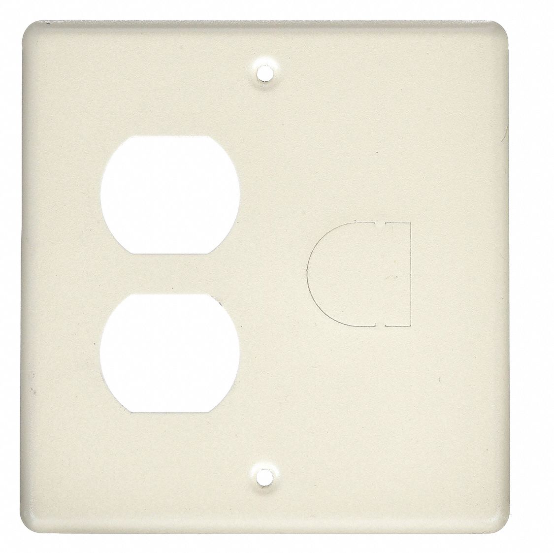 Cover Plate, Ivory,