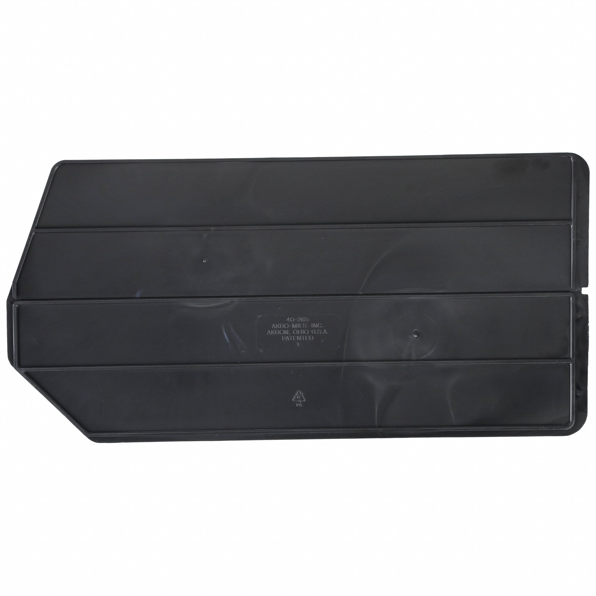 BIN DIVIDER, 14½ IN X 8¾ IN, BLACK, 6 PK