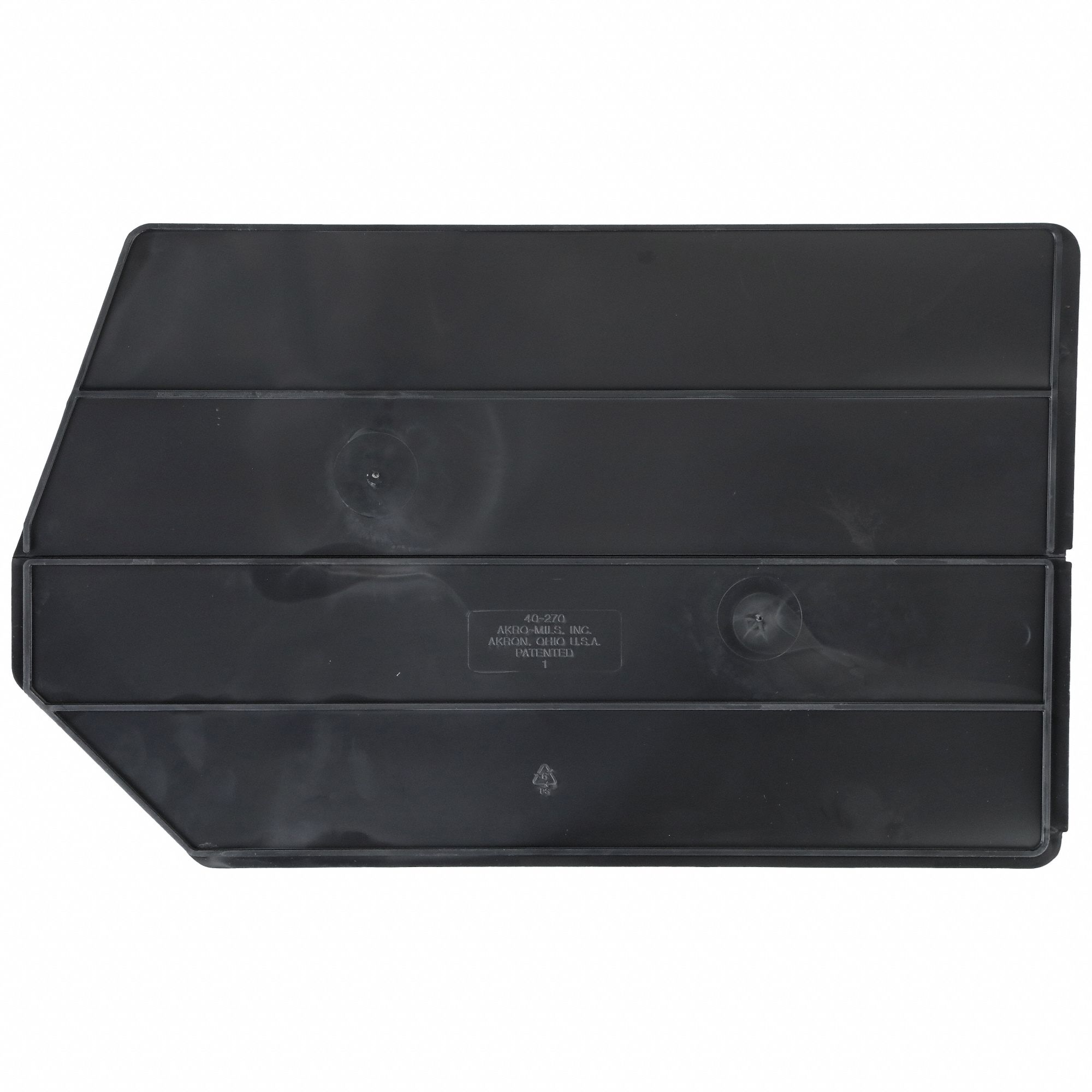 BIN DIVIDER, 17⅛ IN X 10⅜ IN, BLACK, 6 PK