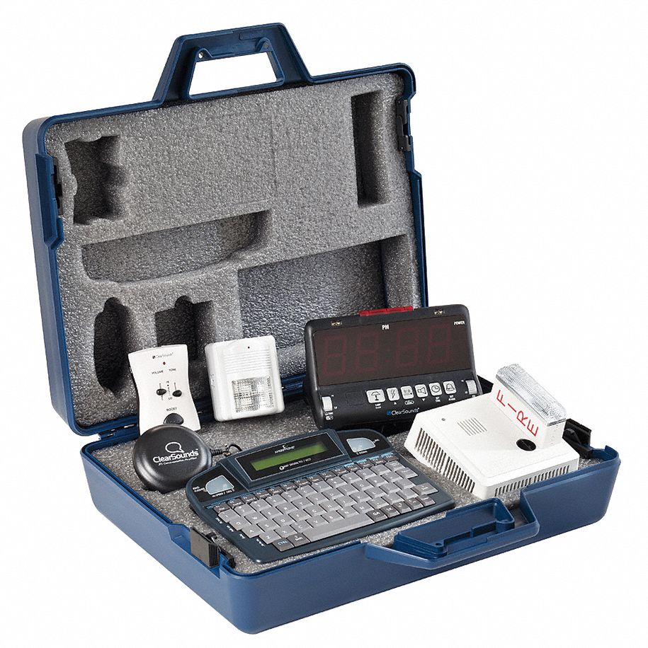 CLEARSOUNDS Hospitality ADA Kit Set 3 5KZF8HTSET3 Grainger