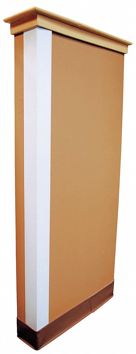 CORNER GUARD,WHITE,1X48IN,ADHESIVE