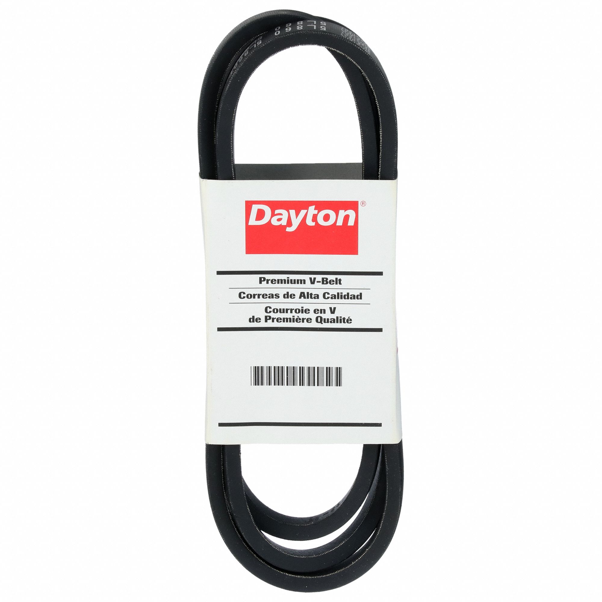 DAYTON V-Belt: 5L840, 84 in Outside Lg, 0.656 in Top Wd, 3/8 in Thick