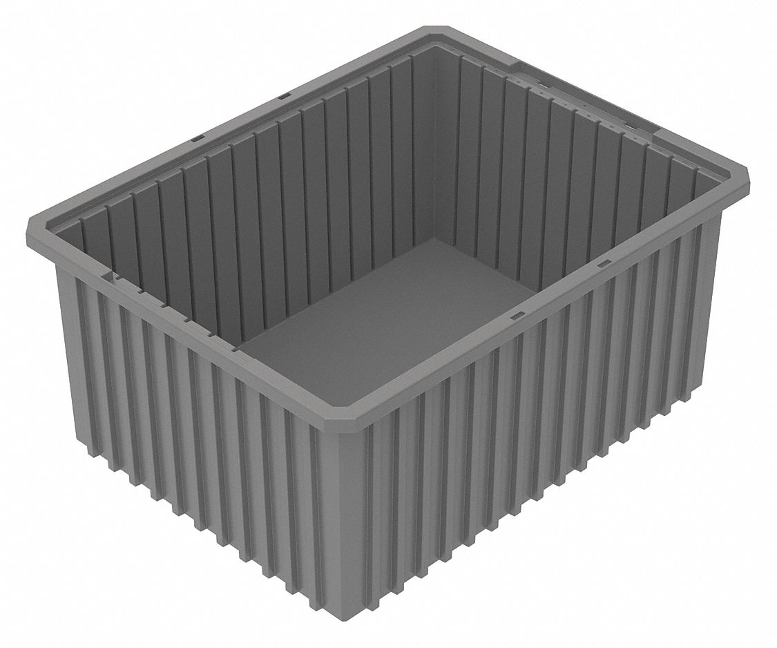 AKROMILS, 1.66 cu ft, 22 3/8 in x 17 3/8 in x 10 in, Divider Box