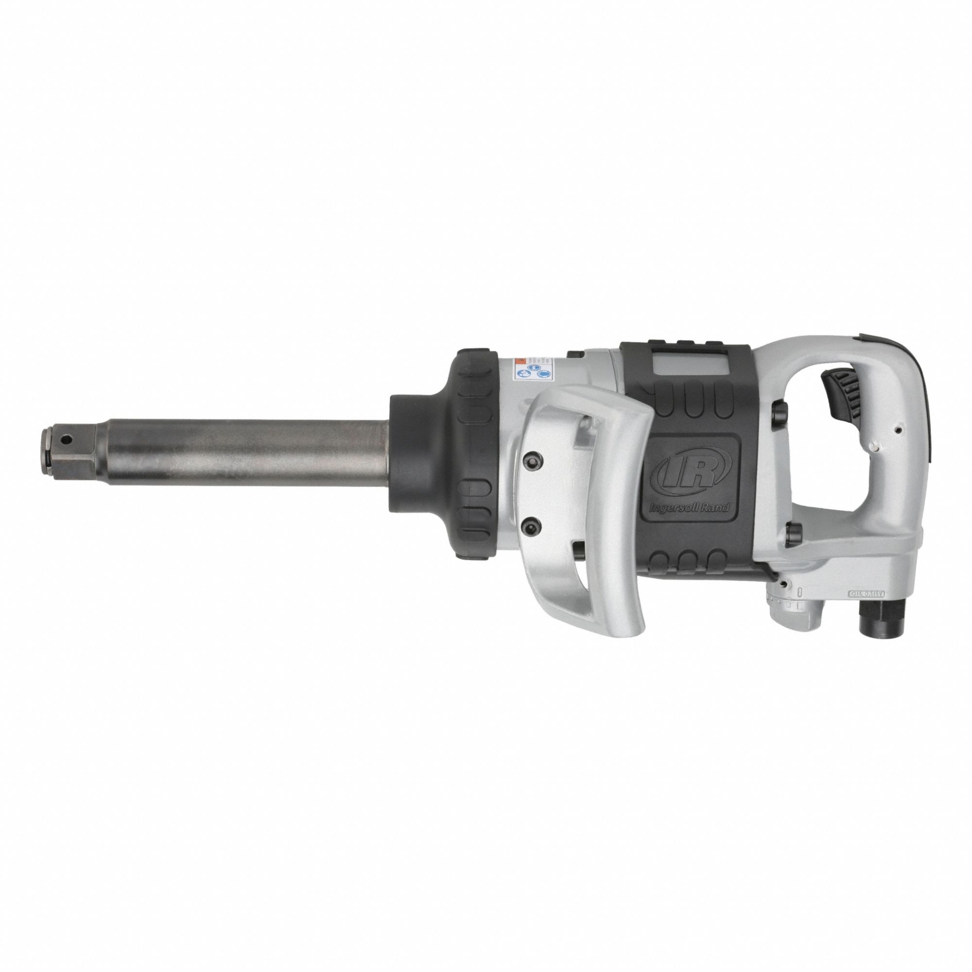 Air Impact Wrench: Full-Size, 1 in Drive, D-Handle, Square, 1/2 in NPT Air Inlet