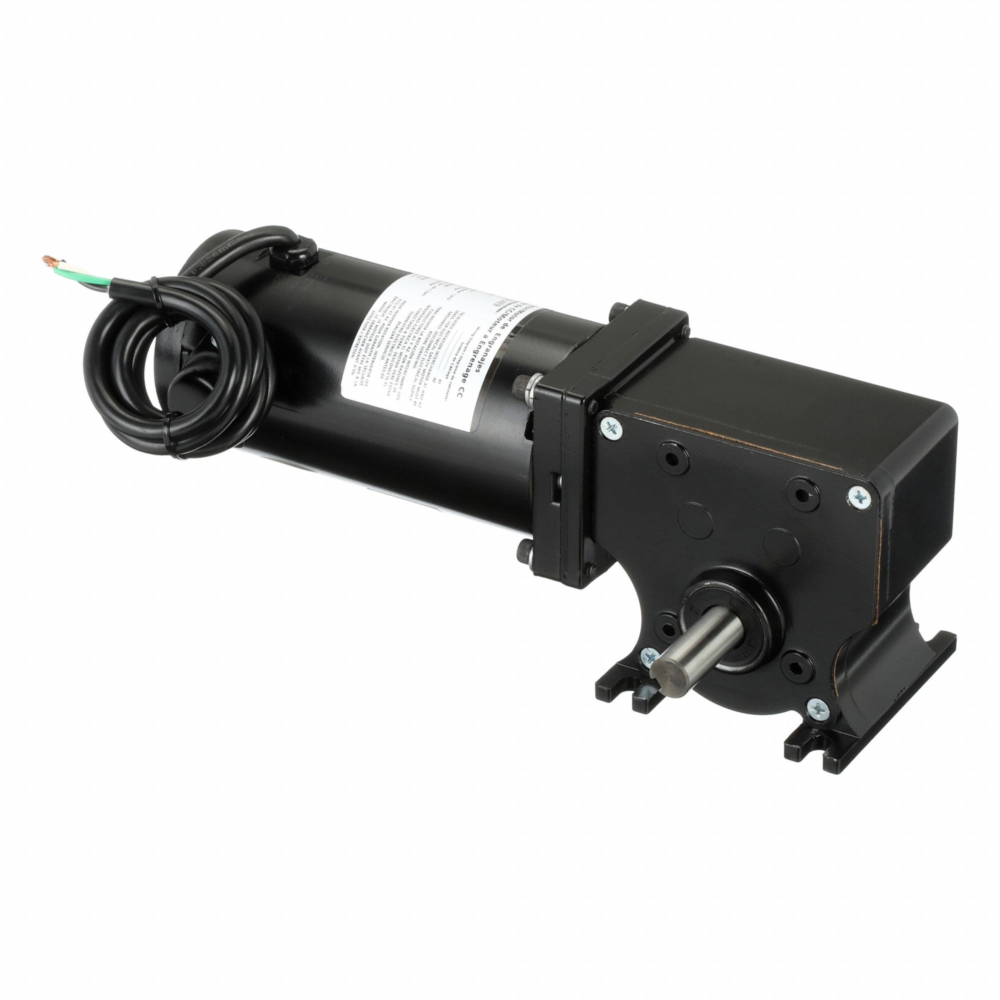 DC GEARMOTOR, RIGHT ANGLE, 90V DC, TENV, 30 RPM, 266 IN-LB MAXIMUM TORQUE, 60,1, 1.72 A, CW/CCW