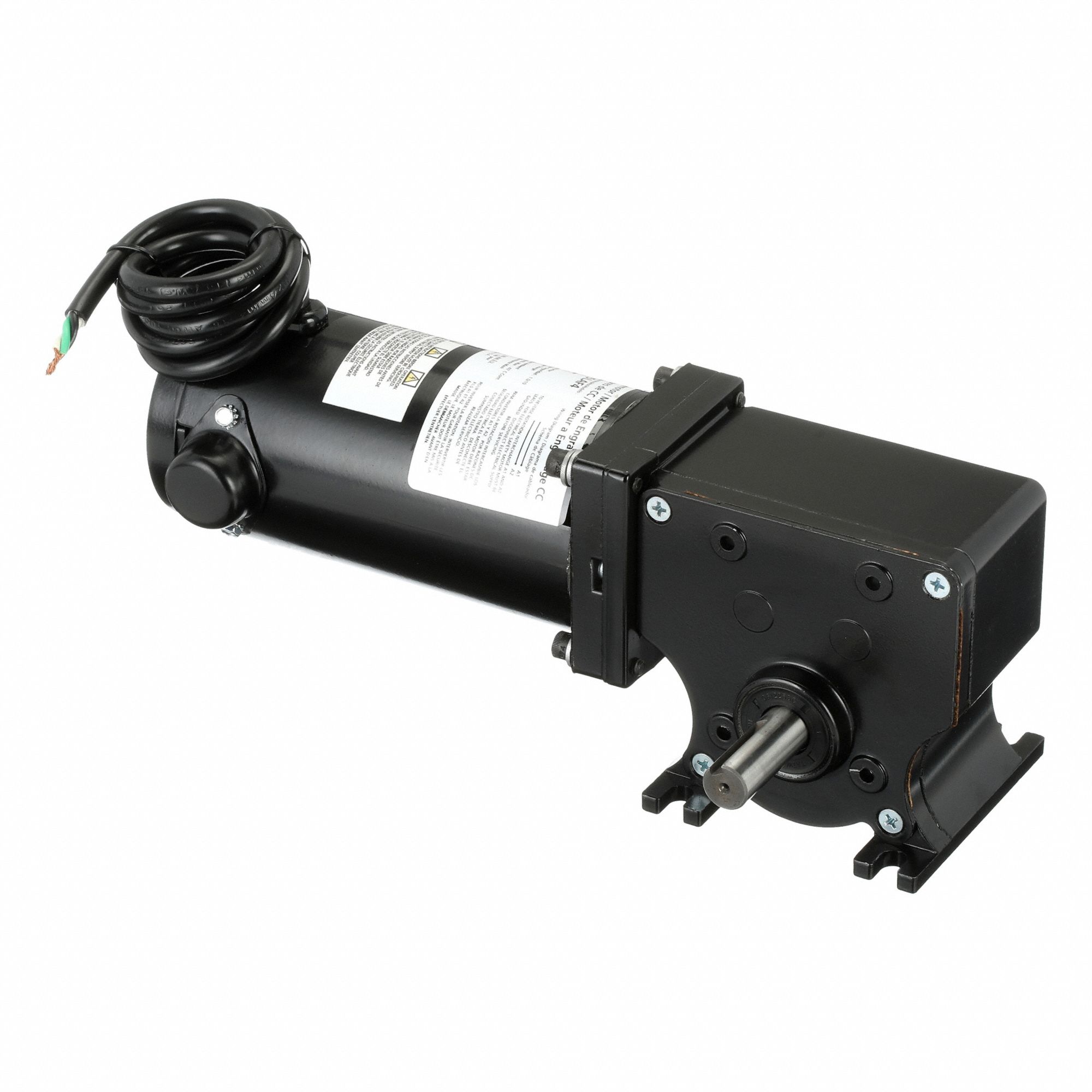 DC GEARMOTOR, RIGHT ANGLE, 12V DC, TENV, 20 RPM, 280 IN-LB MAXIMUM TORQUE, 82,1, 10.4 A, CW/CCW
