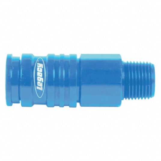 Quick Coupler Body, Global Style High Flow, Aluminum - Grainger