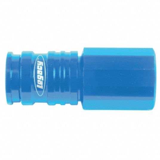 Quick Coupler Body, Global Style High Flow, Aluminum - Grainger