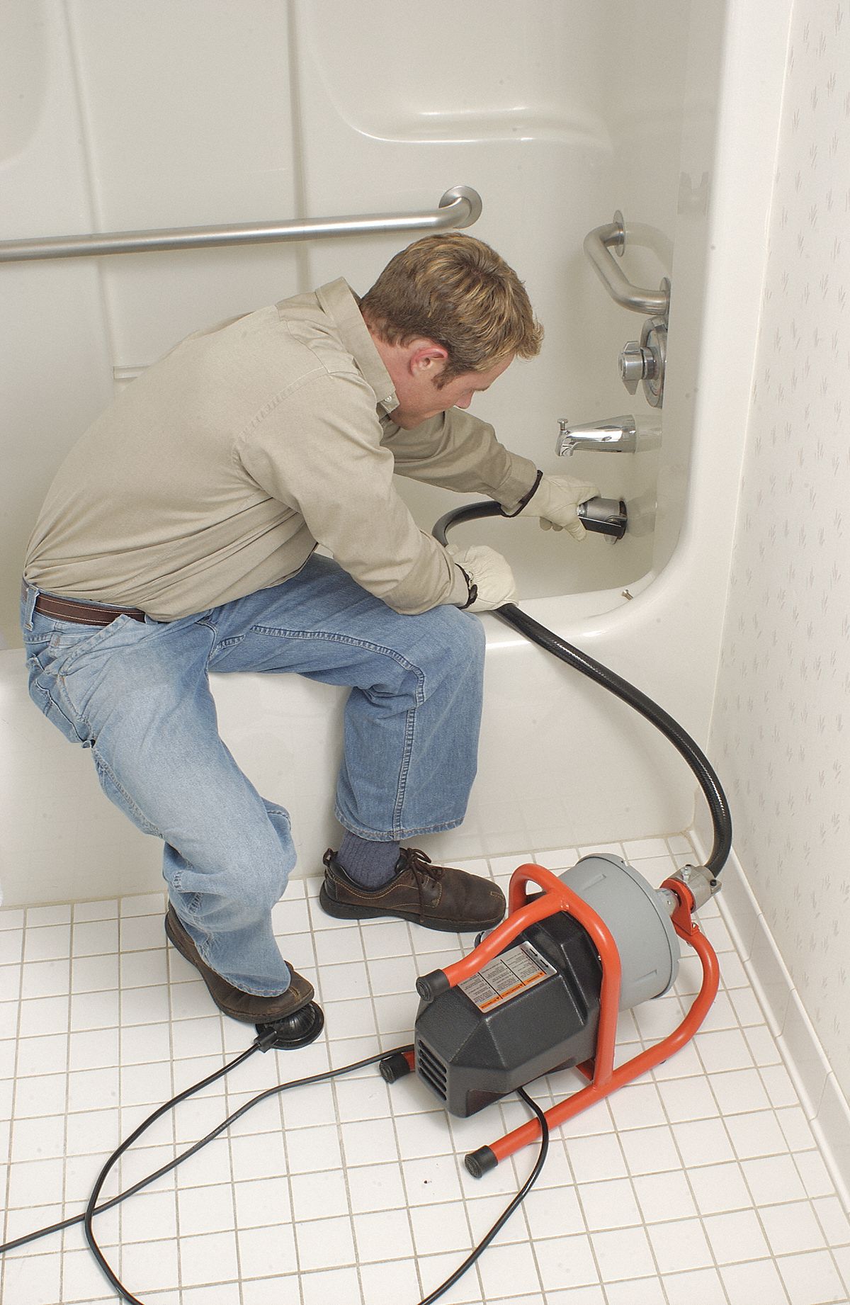 RIDGID Drain Cleaning Machine 3/4 in to 21/2 in Drain Line I.D. Size