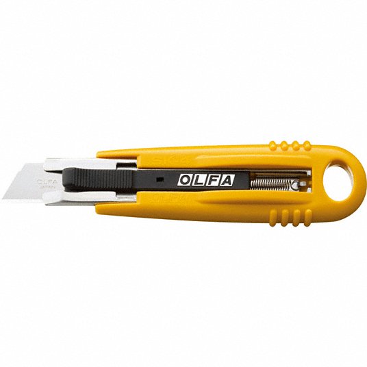 Safety Knife: 5 1/2 in Overall Lg, Std