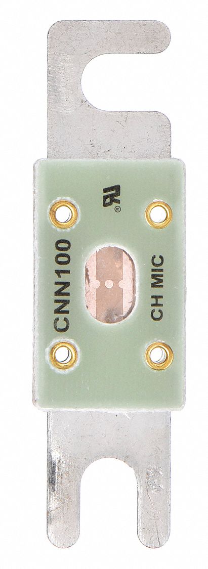 Forklift Limiter Fuse: Bolt-On, Time-Delay, 35 A, 80 V DC, Indicating, AC- & DC-Compatible