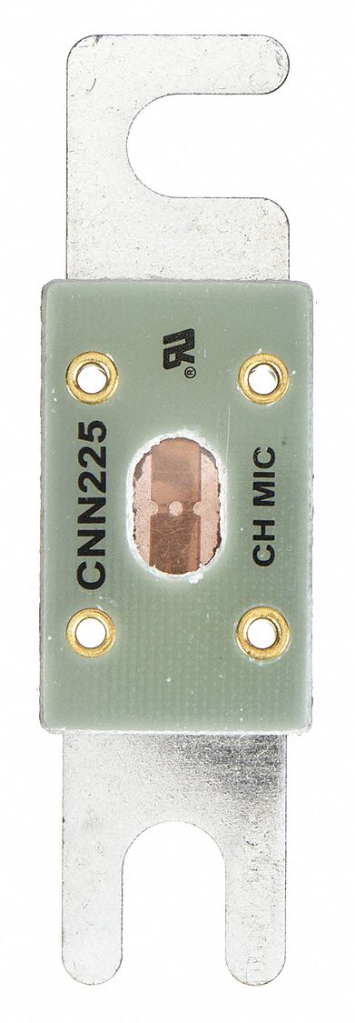 Forklift Limiter Fuse: Bolt-On, Very-Fast-Acting, 225 A, 80 V DC, Indicating