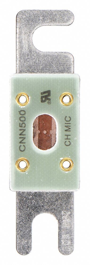 Forklift Limiter Fuse: Bolt-On, Very-Fast-Acting, 500 A, 80 V DC, Indicating