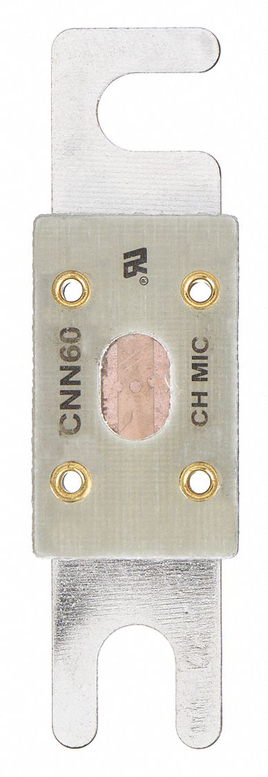 Forklift Limiter Fuse: Bolt-On, Very-Fast-Acting, 60 A, 80 V DC, Indicating