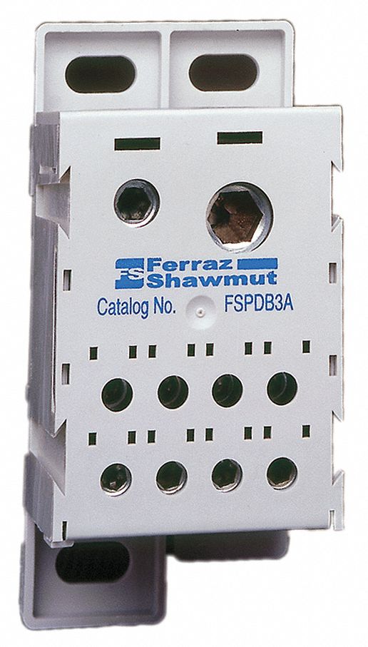 Mersen, 1 Poles, Din-rail, Power Distribution Block - 5lcp8