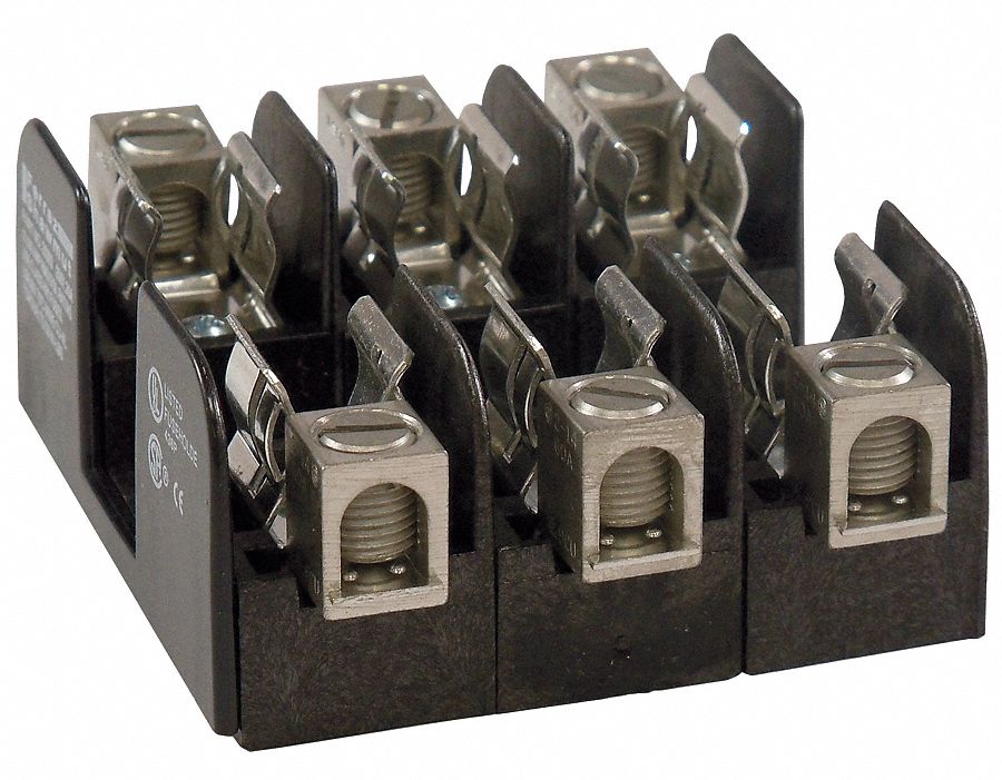 MERSEN Fuse Block, Industrial, 0 to 30 A, Fuse UL Class H, K5, 250V AC