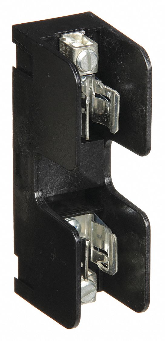 Fuse Block: Open Block Design, 1 Pole, 250 V AC, Box Lug, Non-Indicating