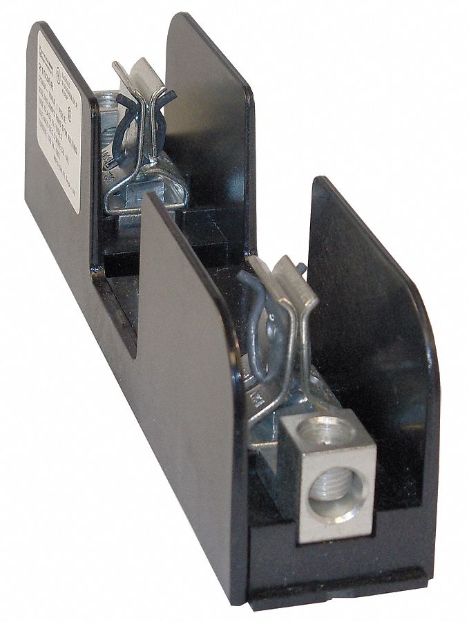 FUSE BLOCK, FITS INDUSTRIAL FUSE TYPE, 1 POLE, 61 TO 100 A, 250V AC/DC