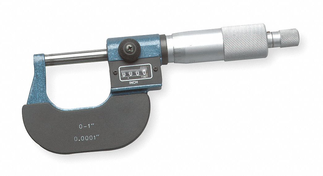 Digital Micrometer, Long Form Calibration Certificate No Grainger